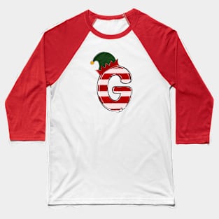 Letter G (Christmas Alphabet) Baseball T-Shirt